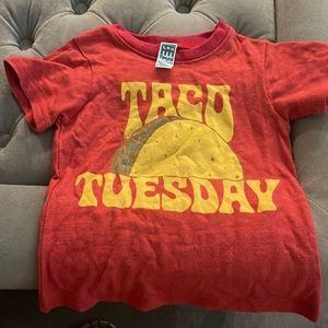 Taco Tuesday toddler shirt size 2T